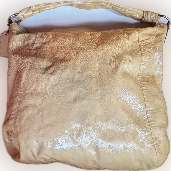 Coach Kristin Tan Soft Leather Convertible Hobo Cross Body Shoulder Bag XL - Picture 4 of 12